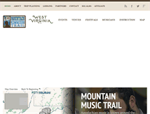 Tablet Screenshot of mountainmusictrail.com